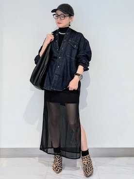 「GAP（ギャップ）のアイテム」を使った、GapJapanさん（レディース・153cm）の夏コーディネート