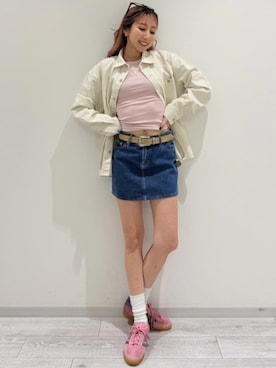 「GAP（ギャップ）のアイテム」を使った、GapJapanさん（レディース・164cm）の春コーディネート