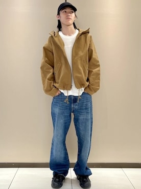 「アイテム（その他アウター）」を使った、GapJapanさん（メンズ・180cm）の夏コーディネート