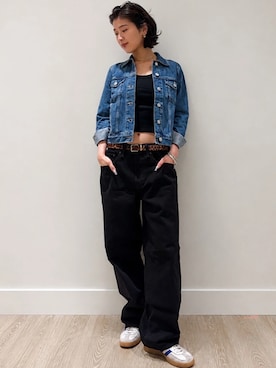 「GAP（ギャップ）のアイテム（タンクトップ）」を使った、GapJapanさん（レディース・166cm）の夏コーディネート