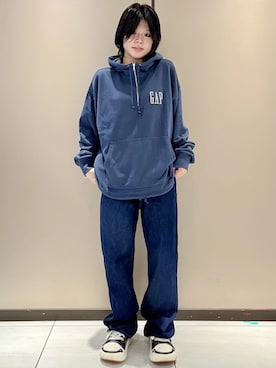 「GAP（ギャップ）のアイテム（トップス）」を使った、GapJapanさん（レディース・160cm）の秋コーディネート