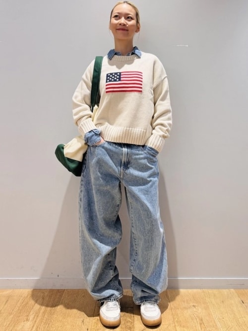 GAP ジーンズ ストライプバギー デニム メンズ　W32/L30 GAP ジーンズ ストライプバギー デニム メンズ W32/L30 - メルカリ