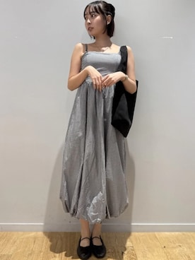 「GAP（ギャップ）のアイテム（ワンピース/ドレス）」を使った、GapJapanさん（レディース・164cm）の夏コーディネート