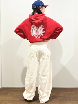 「GAP（ギャップ）のアイテム（トップス）」を使った、GapJapanさん（レディース・166cm）の夏コーディネート