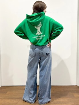「GAP（ギャップ）のアイテム（トップス）」を使った、GapJapanさん（レディース・166cm）の夏コーディネート