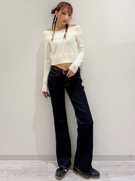 「GAP（ギャップ）のアイテム」を使った、GapJapanさん（レディース・164cm）の夏コーディネート