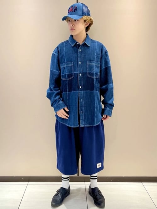 Gap × Sean Wotherspoon パッチワークデニムオーバーシャツ（シャツ