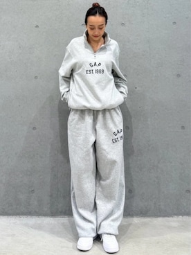 「アイテム（スウェット）」を使った、GapJapanさん（レディース・160cm）の夏コーディネート