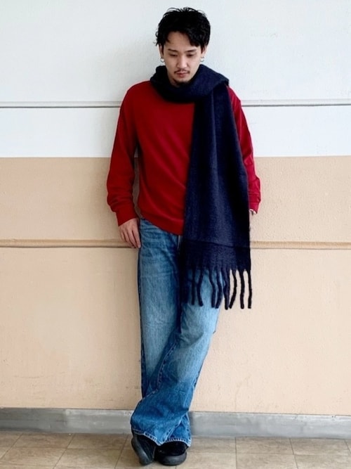 Gap ブーツカットデニム　ブラック GAP（ギャップ） ジーンズ ウォッシュウェル ブーツカットデニム