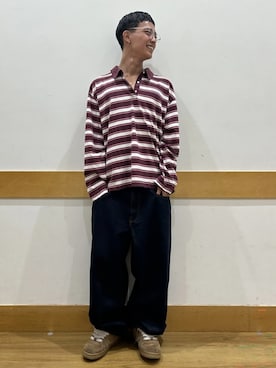 「GAP（ギャップ）のアイテム」を使った、GapJapanさん（メンズ・170cm）の夏コーディネート
