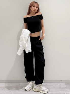 「GAP（ギャップ）のアイテム（トップス）」を使った、GapJapanさん（レディース・164cm）の夏コーディネート