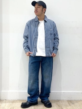 「GAP（ギャップ）のアイテム（トップス）」を使った、GapJapanさん（メンズ・168cm）の秋コーディネート