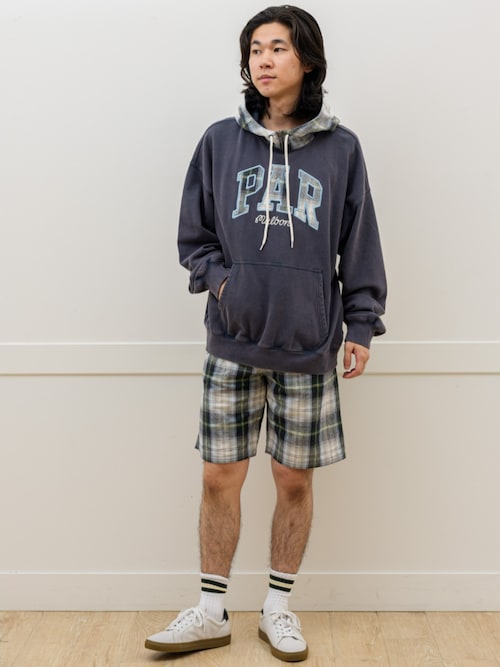 【M】MALBON ショートパンツとシャツセット Malbon シャツとショートパンツセット マルボンメンズ