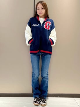 「GAP（ギャップ）のアイテム（トップス）」を使った、GapJapanさん（レディース・153cm）の秋コーディネート