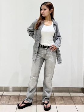 「GAP（ギャップ）のアイテム（トップス）」を使った、GapJapanさん（レディース・155cm）の秋コーディネート