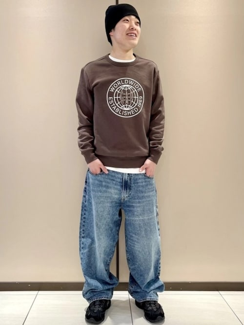 セール】ヴィンテージウォッシュ スーパーバギーデニム（デニムパンツ