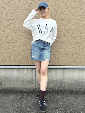 GapJapanさん（レディース・160cm）の冬コーディネート