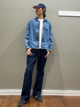 「GAP（ギャップ）のアイテム（トップス）」を使った、GapJapanさん（メンズ・182cm）の秋コーディネート