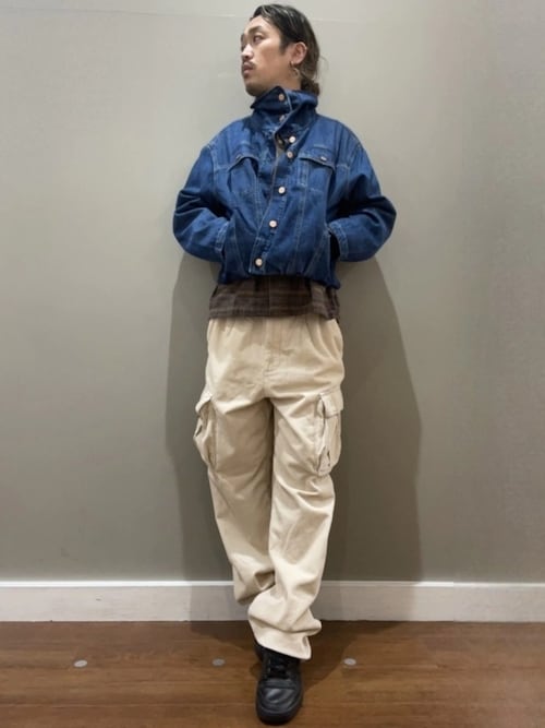 セール】デニム オーバーサイズ バブルジャケット（デニムジャケット