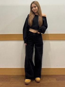 「GAP（ギャップ）のアイテム」を使った、GapJapanさん（レディース・156cm）の秋コーディネート