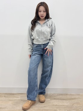 「GAP（ギャップ）のアイテム」を使った、GapJapanさん（レディース・165cm）の夏コーディネート