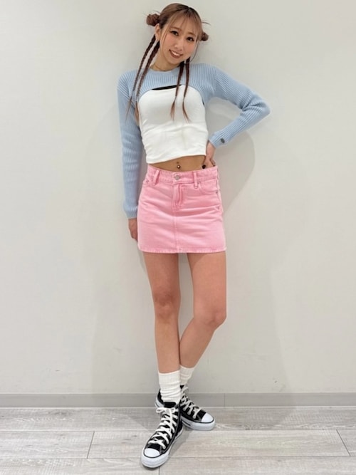 ウルトラソフトデニム ミニスカート