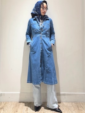 「GAP（ギャップ）のアイテム（トップス）」を使った、GapJapanさん（レディース・170cm）の秋コーディネート