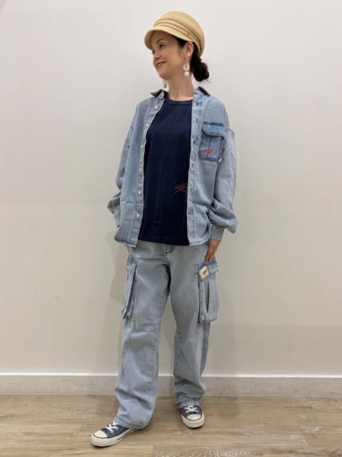 ☘R559☘GAP ポケット ロングデニムシャツ  L GAP 長袖 デニムシャツ L インディゴブルー ギャップ ウエスタンシャツ