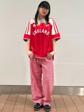 「GAP（ギャップ）のアイテム（トップス）」を使った、GapJapanさん（レディース・157cm）の夏コーディネート