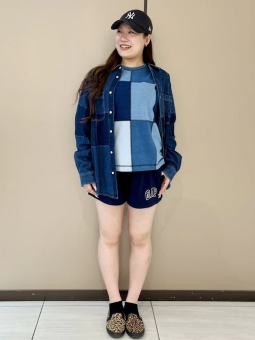 セール】Gap × Sean Wotherspoon パッチワークデニムオーバーシャツ