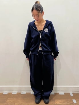 「アイテム（ルームウェア）」を使った、GapJapanさん（レディース・167cm）の秋コーディネート