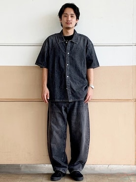 「GAP（ギャップ）のアイテム」を使った、GapJapanさん（メンズ・179cm）の夏コーディネート