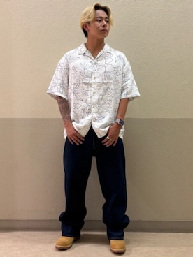 「GAP（ギャップ）のアイテム」を使った、GapJapanさん（メンズ・170cm）の夏コーディネート