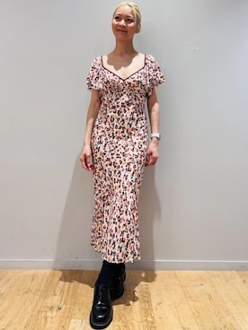 「GAP（ギャップ）のアイテム（ワンピース/ドレス）」を使った、GapJapanさん（レディース・160cm）の夏コーディネート