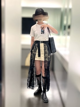 「jouetie（ジュエティ）のアイテム」を使った、記録さん（骨格ストレート・レディース・163cm）の夏コーディネート