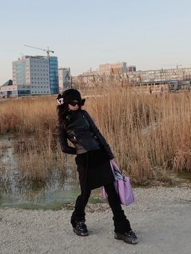 「NEW ROCK（ニューロック）のアイテム」を使った、yiwu_samaさん（レディース・160cm）の夏コーディネート