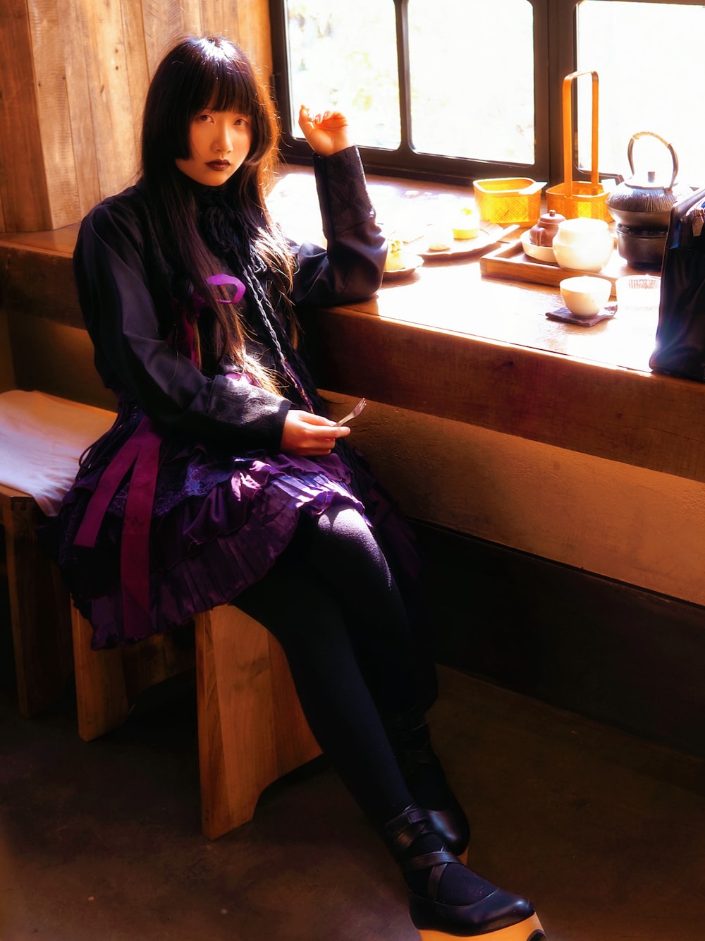 「春服デビュー宣言、春コーデ、OzzOn」｜「MORI NORIのアイテム（ジャケット/アウター、ブラック系）」を使った、yiwu_samaさん（レディース・160cm）の春コーディネートの1枚目の写真