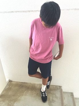 「アイテム（パンツ）」を使った、kenppyさん（キッズ・138cm）の秋コーディネート