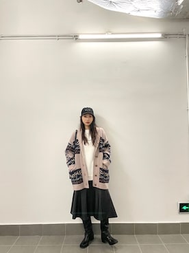 「アイテム（アンサンブル、その他）」を使った、Snowly Linさん（レディース・163cm）の冬コーディネート