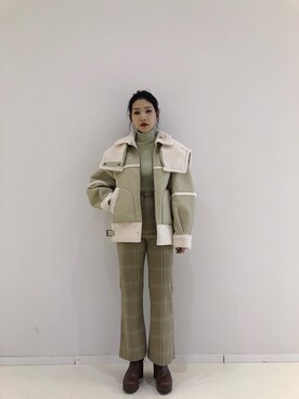 「SLY（スライ）のアイテム（その他アウター）」を使った、Snowly Linさん（レディース・163cm）の夏コーディネート