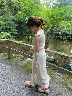 「NATURAL BEAUTY BASIC（ナチュラルビューティーベーシック）のアイテム（財布/小物）」を使った、yuiさん（レディース・148cm）の秋コーディネート
