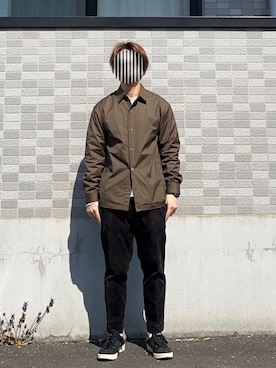 「mellow people（メローピープル）のアイテム」を使った、PETRUCCIさん（メンズ・160cm）の春コーディネート