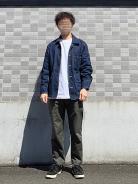 「いまどきジャケット写真」｜「アイテム（ブルゾン）」を使った、PETRUCCIさん（メンズ・160cm）の春コーディネート