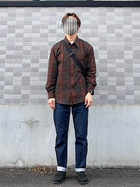 「417 EDIFICE（フォーワンセブンエディフィス）のアイテム（シューズ）」を使った、PETRUCCIさん（メンズ・160cm）の春コーディネート