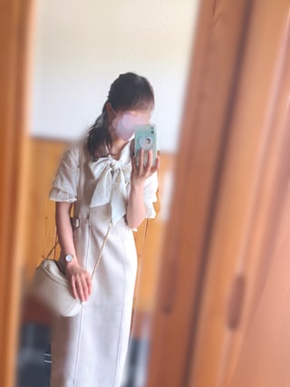 大谷映美里着用 LIP SERVICE ツイードリボンオフショルトップス 大谷映美里着用 LIP SERVICE ツイードリボンオフショルトップス