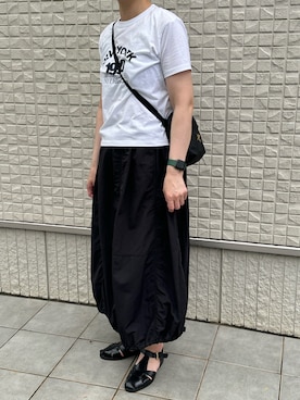 「アイテム（ボディバッグ/ウエストポーチ）」を使った、kotoさん（レディース・162cm）の夏コーディネート