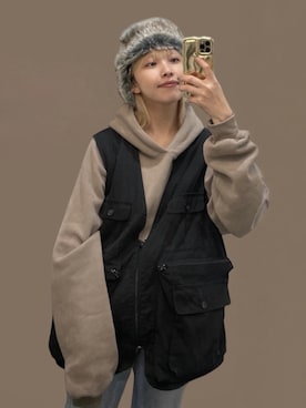 「Ruben（ルーベン）のアイテム」を使った、asakaさん（レディース・171cm）の冬コーディネート