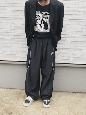 「アイテム（テーラードジャケット）」を使った、myucさん（メンズ・170cm）の秋コーディネート