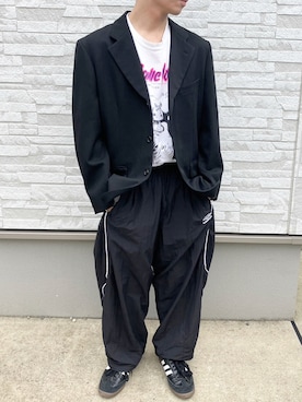 COMME des GARCONS HOMME PLUSのテーラードジャケットを使った