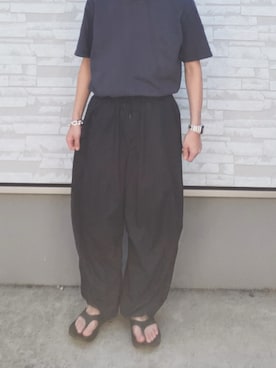 「アイテム（デジタル腕時計）」を使った、myucさん（メンズ・170cm）の夏コーディネート